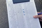 神秘筆記曝光！投票所外「記錄」選民高矮胖瘦　全監盟6人送辦