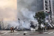 快訊/三重樣品屋大火濃煙竄天　全面燃燒警消灌救中