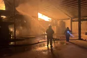 快訊／土城資源回收場大火！烈焰沖天　出動39消防車90人搶救