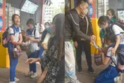 影/老婦撿錢拒歸還女學生當街急哭下跪　路人塞錢了事稱「當作沒發生」