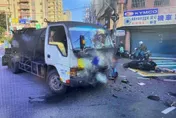 載兒上學遇死劫！桃園慈父騎車遭大貨車撞擊　送醫不治