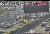 快訊/3車失控追撞…國1北上連環車禍！上班時間「回堵3km」塞爆