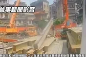 影/新北工安意外！鋼索突斷裂工人遭型鋼擊落　驚悚畫面曝光