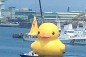 影/基隆港再現黃色小鴨！路過民眾驚喜搶拍　嗨喊：快來看