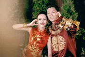 何超蓮、竇驍世紀婚禮！高調曬甜蜜婚紗照..新娘超美露腰旗袍曝光