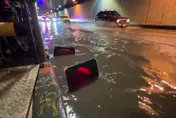 雷雨炸高雄！中正地下道淹水逾20cm　封閉1車道、影響3小時