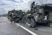 美軍裝甲車在德國高速公路發生追撞7人受傷　事故原因調查中