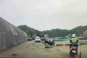 影/墜海影像曝光！女子車禍躲酒測　駕車衝入磺港漁港身亡