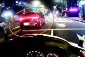 影/黑色保時捷攔檢不停加速逃　警追捕破窗逮酒駕男