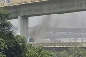 快訊/國1北上彰化系統「驚傳火燒車」！傷亡情況不明