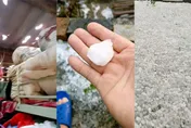 影/特大暴雨襲陸！華南多省市「冰雹砸穿屋頂」道路淹成河
