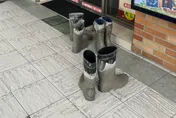 做工的人真實版！撞見工人穿襪子進超商買午餐　見「店外3雙鞋」秒懂狂讚