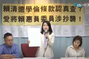 影/賴清德整頓學倫打假球？ 徐巧芯爆綠委論文涉抄襲