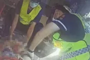 影/工人操作釘槍「氣瓶」突然爆炸！雙腿慘被炸成碎肉塊