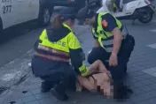 影/陸妞染毒襲警拒捕！他怒摔壓地「遭後腳速踹險中招」…目擊者還原事發經過