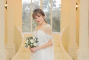 《星光》陳曼青低調完婚！甜嫁小7歲帥尪…好友曝光絕美婚紗照