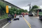 新北泰山驚爆死亡車禍！21歲男疑「天雨路滑」　擦撞護欄彈入排水溝內慘死