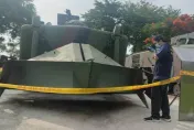 影/苗栗「水鴨子」掃雷車大鋼牙突被拔光　原因曝光驚動警方追查