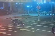 影/上班遇死劫！保六警追撞停紅燈騎士　重摔傷重不治