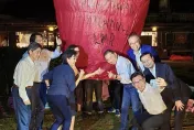 侯友宜陪AIT主席羅森伯格放天燈！　江啟臣曝背後原因