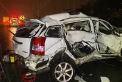 古家齊與女友國道車禍雙亡！現場扭曲車體曝光　家人慟：他到天堂開演唱會了