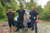 台中慈父帶2子健行！遇大雷雨刁車又扭傷　機靈兒子報警搬救兵