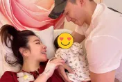 41歲許維恩剖腹產迎寶貝女兒！產後感動落淚　喜曬一家三口照