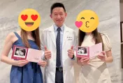 好事成雙！台中雙胞胎同時試管療程　寶寶心跳、生產日都相同