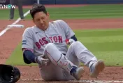 影/痛！吉田正尚3支2　遭164公里速球觸身提前退場