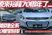 影/【中天車享家】裕隆納智捷70歲了！限時推出「全車系指定車型70萬零利率分期」