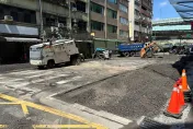 北市南京西路驚現天坑！李四川視察曝進度　力拚今天搶通