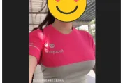 真人版娜美外送員！上衣快被撐爆加送小蠻腰　本尊曝光…原來是她