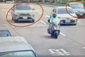 影/2車行車糾紛北市街頭爭道　他搖下車窗亮出「AK」對方嚇歪