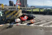 快訊/三重中興橋「死亡車禍」！40歲男「自撞分隔島」當場身亡