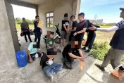 影/竹北廢棄屋成毒窟　警掃蕩逮6人查獲槍毒