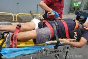 北市工人疑施工不慎掉落B2　大腿遭鋼筋刺傷