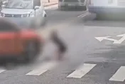 行人地獄又一例！北投休旅車斑馬線未禮讓　女路人慘遭撞飛送醫