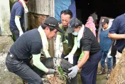 影／感動！嘉義梅山「垃圾瀑布」　150村民2天清出10噸廢棄物