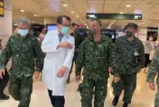 國軍迫砲彈爆炸釀9傷邱國正赴醫院探視　重傷洪姓中士左手傷勢曝