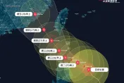 別只看那條線！氣象粉專示警：台灣位颱風「危險半圈」　別以為沒登陸就沒事