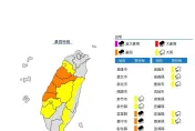 快訊/「空襲」警報！晚間豪大雨彈轟炸「12縣市」　警戒區域曝光