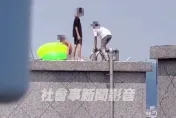 扯！三重3屁孩頂樓水塔當泳池　搞壞設備害20住戶沒水用