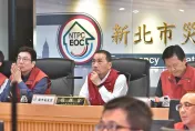 坐鎮新北災變中心　侯友宜：明晨6點前仍需做好防颱