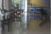 卡努災情/雨彈狂炸！南投仁愛鄉道路坍方　溫泉旅館變泳池