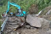 卡努災情/大雨狂灌嘉義！圓潭生態園溪水暴漲　達邦公路27k處緊急搶修中