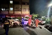 快訊/新北汐止深夜3車連環撞　1人夾困送醫急救