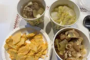 不是老三便當！侯友宜和小雞午餐菜色曝　羅智強讚「泡菜好吃」