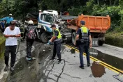 影/南投水里砂石車對撞！跨雙黃線的沒事、害他身體擠壓變形慘死