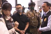 快訊/郭哲敏到了！遭押解返台抵達桃機　警重兵荷槍實彈送新北地檢偵訊