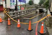大雨下成噴泉！新竹市區多處積淹水　地下道緊急封閉禁止通行